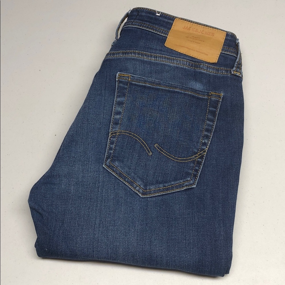 MENS JACK & JONES LIAM SKINNY FIT JEANS 31x31 ⭐️